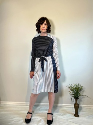 1970s pinstripe colour block - 1970s,