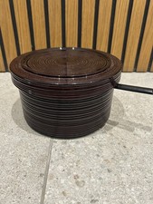 Rice Serving Bowl with Lid Rice Paddle Spoon Japanese Ohitsu Container