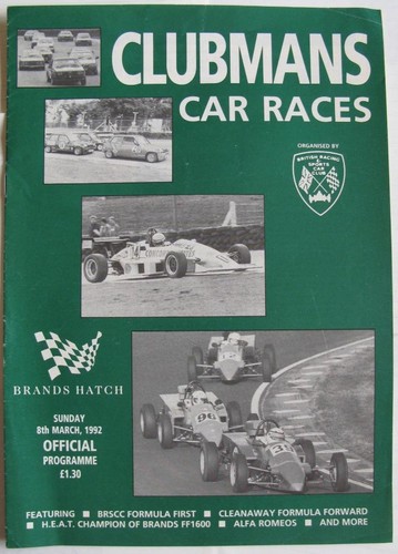Brands hatch mar 1992 - hatch,