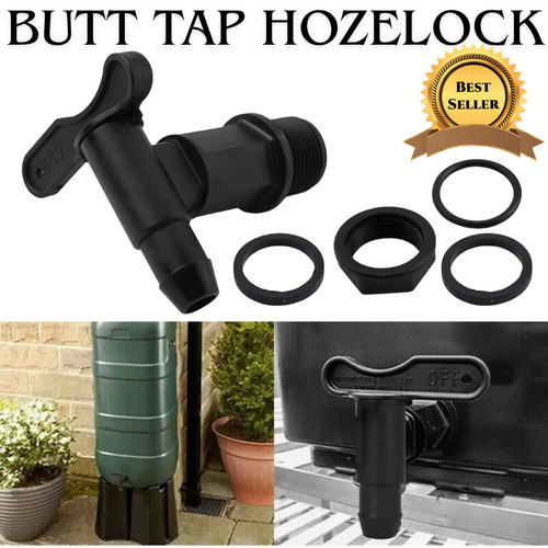 1pcs water butt tap hozelock - water,