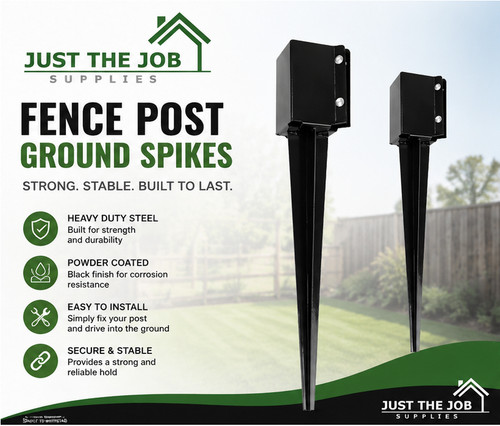 Black powder coated fence - powder,