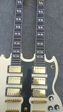 Double Neck Electric Guitar 6 Strings + 12 Strings Custom