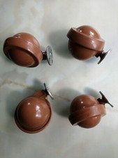 4 x 50 mm Ball Furniture Castors with Round Plate (Used)