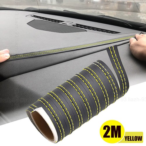 Yellow car door dashboard - 2m,