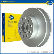 2x Brake Discs Solid For Subaru Legacy MK1 2000 4WD Comline Rear 26310-AA040
