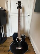 Tanglewood electro-acoustic bass guitar in black