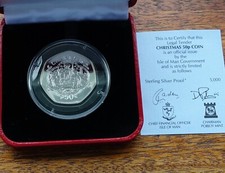 1993 ISLE OF MAN Manx 50p coin