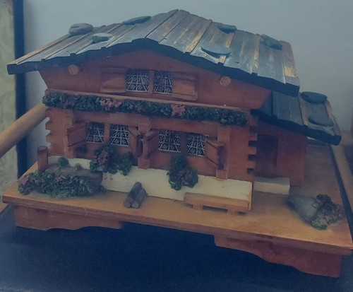 Vintage wooden musical swiss - vintage,
