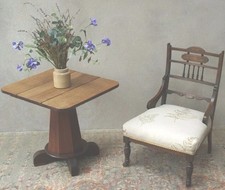 Antique table pedestal base - pedestal,