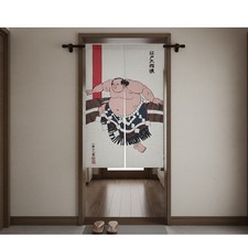 Japanese Noren Curtain Sumo