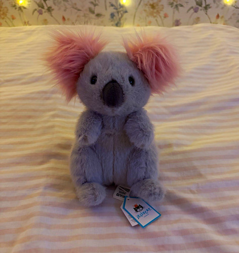 Jellycat koala without - , message