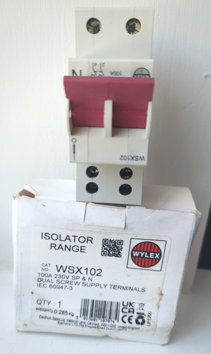 Wylex wsx102 100a - wsx102,