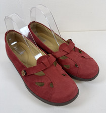 Hotter Shoes Nirvana Red Suede