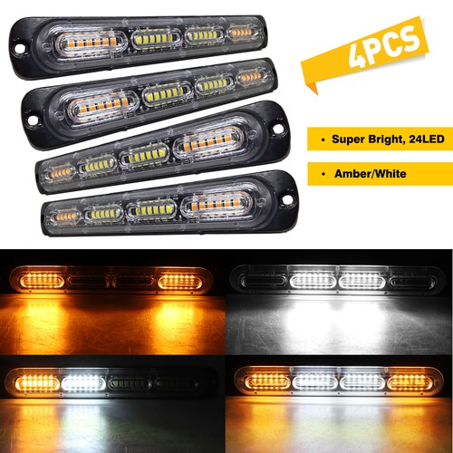 4pcs amber white 24led - 4pcs, car