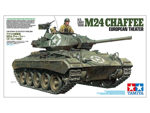 Tamiya light tank m24 - 1/35, us