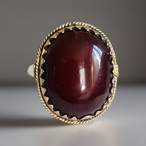 9ct gold cherry amber - gold,