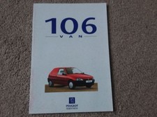 Peugeot 106 Van sales brouchure June 1996