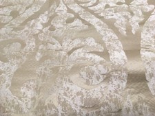 Pale Gold Silk Damask W140cms