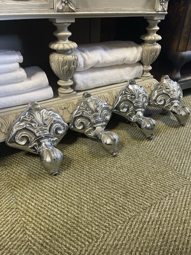 Ball claw cast - &, chrome