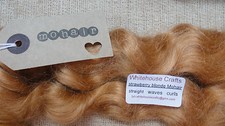 30g (approx.1oz) MOHAIR. STRAWBERRY BLONDE - waves