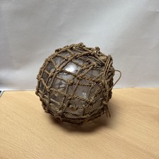 Vintage Handblown Glass Maritime Fisherman's Float Buoy 5”