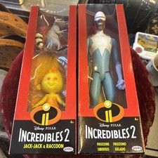 12" / 300mm Frozone Action Figure Disney Pixar Incredibles 2  Jack-jack raccoon 