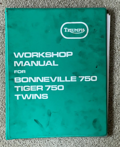 Triumph workshop manual - triumph,