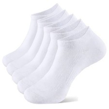 5 Pairs Womens Ladies White