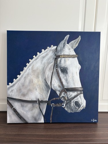 Horse oil painting original - oil,