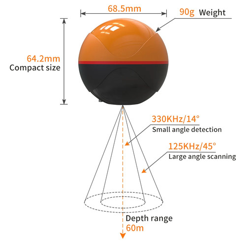 Wireless fish finder depth - wireless,