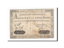 Banknote, France, 5 Livres