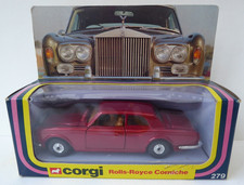 Corgi Toys 279 Rolls-Royce Corniche in Dark Red Excellent Boxed 1979 Original!!!