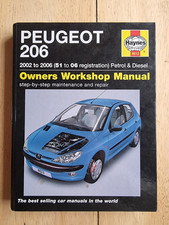 PEUGEOT 206 HAYNES WORKSHOP