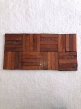 RECLAIMED TEAK PARQUET FLOORING, GOOD CONDITION, PRICED FOR 20 FINGER SETS. 