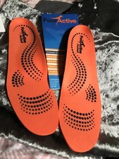FootActive Football Plus Slimline Sports Insoles Arch Support & Shock Absorption