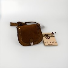 Ted Baker Kalrin Suede Studded Saddle Bag