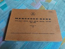 Mercedes benz w108 250 280 - mercedes, s