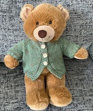 HAND KNITTED TEDDY BEAR