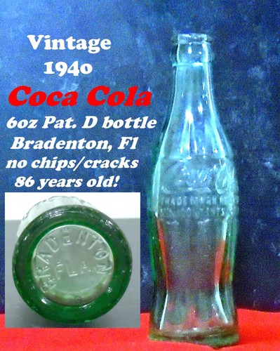 Vintage 1940 6oz - , coca-cola
