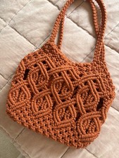 Zara Macrame Burnt Orange