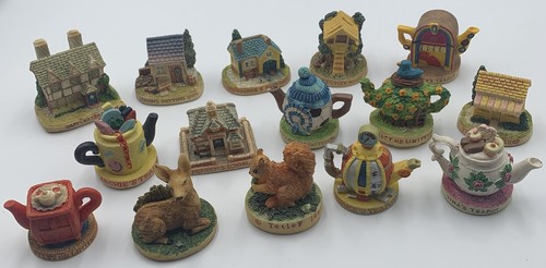 Tetley tea folk teapots - tea,