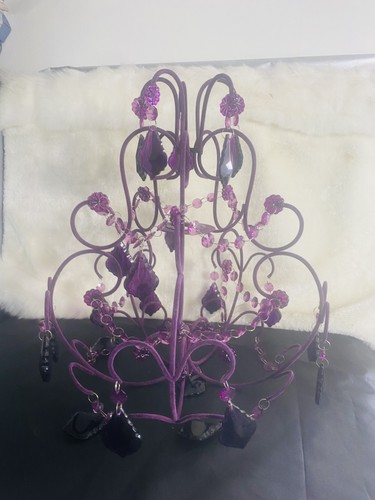 Shabby chic purple crystal - purple,