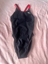 Black Yingfa Swimsuit “Velvetty” Fabric UK S