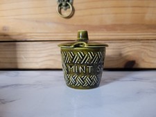 Vintage Mint Sauce Lidded Pot