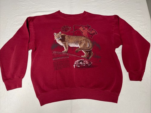 Tultex 1990s mountain lion - 1990s,