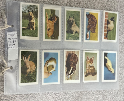 Horniman tea cards pets - cards,