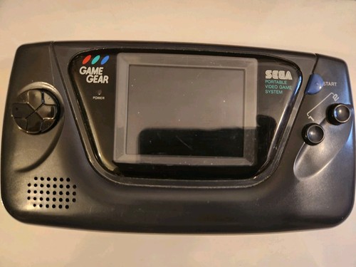 Sega game gear console with - game,
