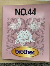 Brother Embroidery Card No 44. Lace Designs - In Folder with templates