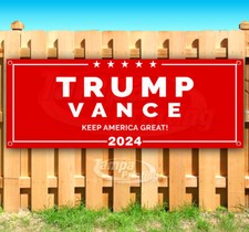 TRUMP VANCE 2024 MAGA FJB Banner Flag Sign Vinyl SB00079
