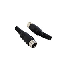 4 PIN DIN PLUG CONNECTOR QUAD